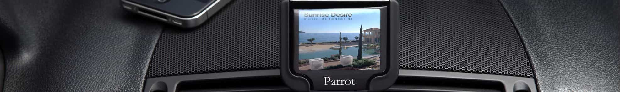 Parrot bluetooth car kit screen