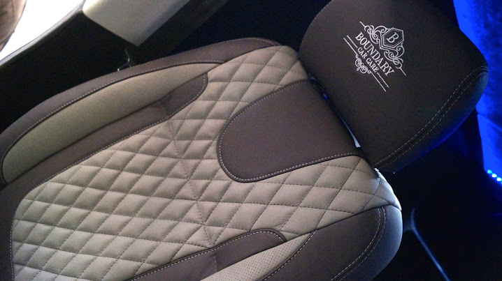 Custom leather upholstery